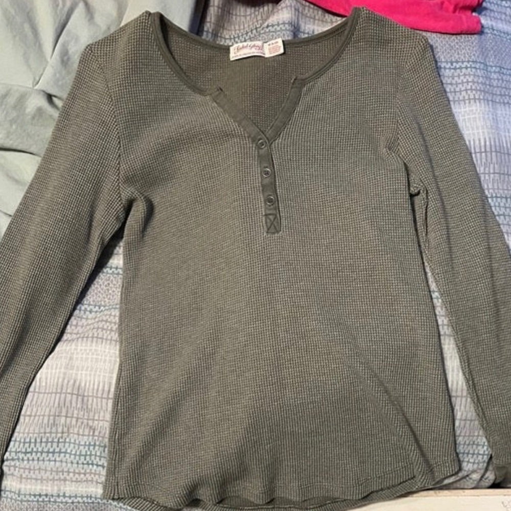 Faded Glory Twilight henley top